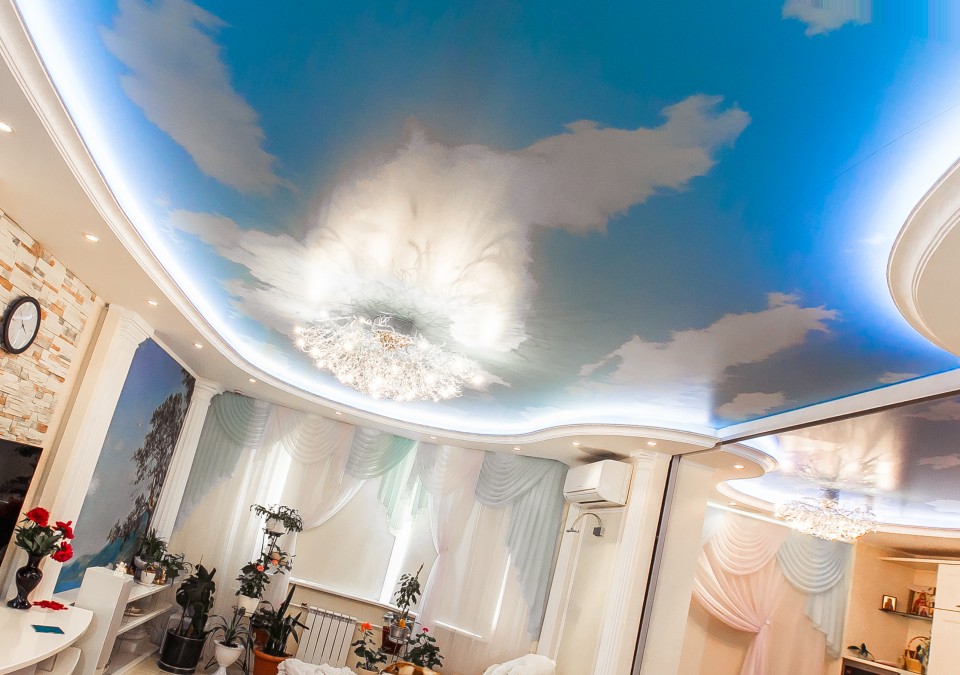 Заказать потолок с фотопечатью в г. Агириш