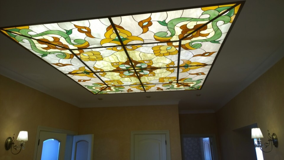 Заказать световой потолок с фотопечатью в г. Агириш